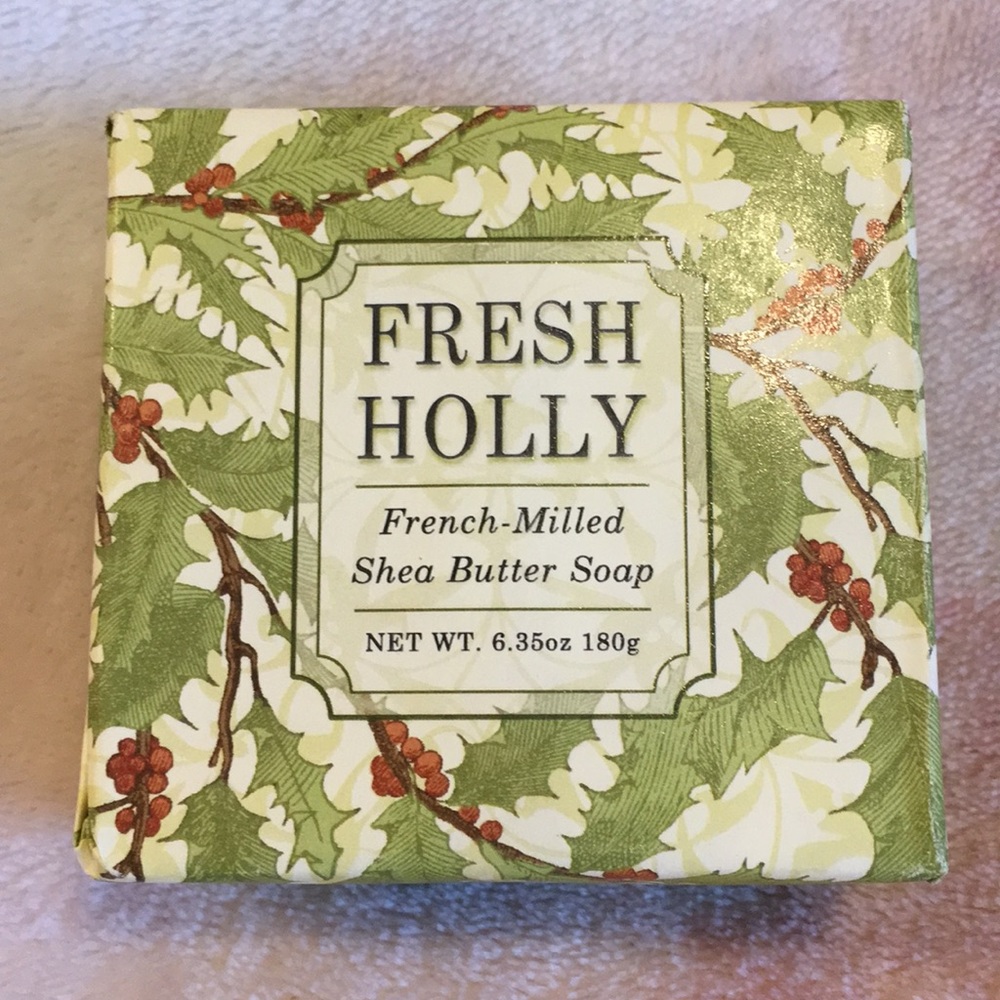 Fresh Holly French Milled Shea Butter Soap NWT